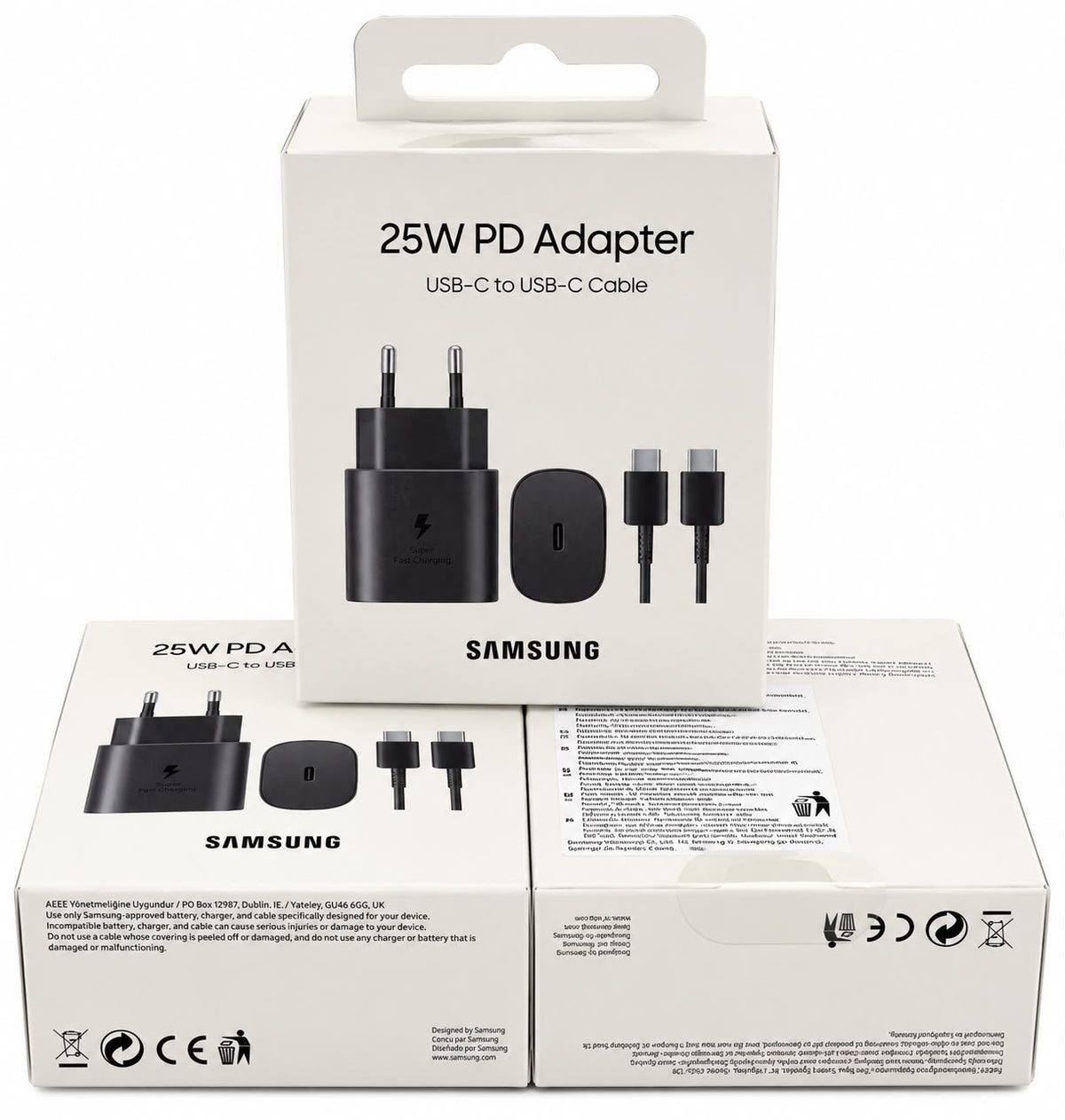 Incarcator Retea Cu Cablu USB-C Samsung, 25W, 3A, 1 x USB-C, Negru EP-TA800