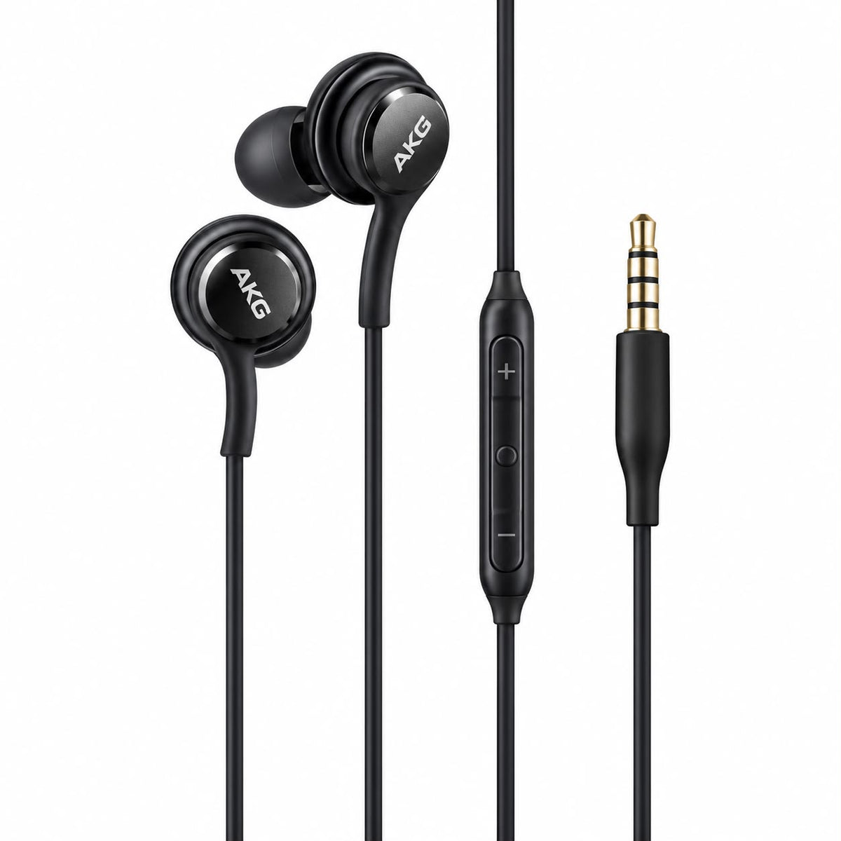 Căști In-Ear AKG Jack 3.5mm cu Microfon și Control Volum, Negre