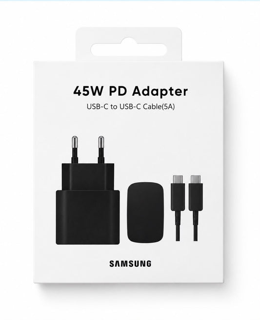 Incarcator Retea Cu Cablu USB-C Samsung, 45W, 4.05A, 1 x USB-C, Negru EP-TA845