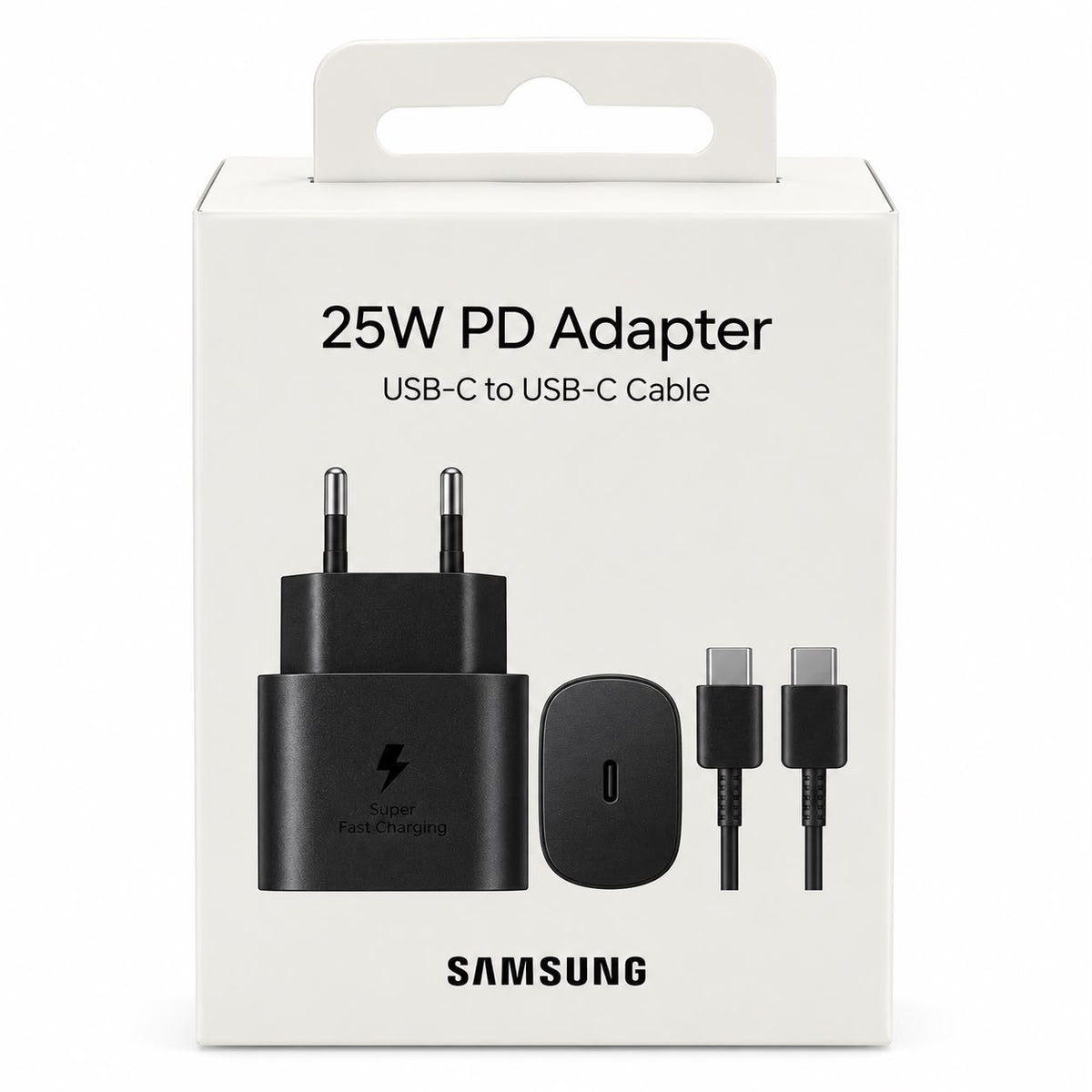 Incarcator Retea Cu Cablu USB-C Samsung, 25W, 3A, 1 x USB-C, Negru EP-TA800