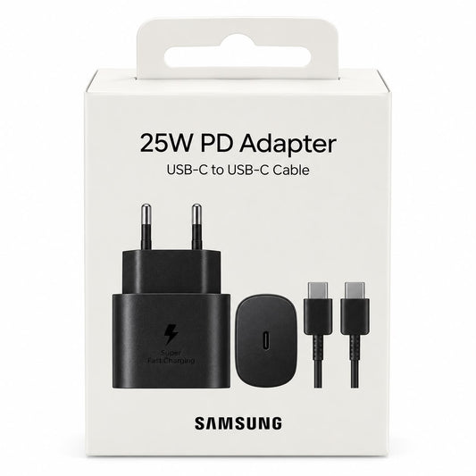 Incarcator Retea Cu Cablu USB-C Samsung, 25W, 3A, 1 x USB-C, Negru EP-TA800