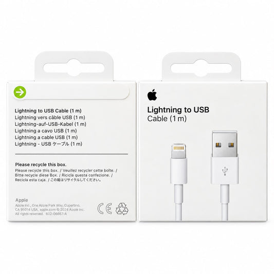 Cablu date APPLE MUQW3ZM/A, Lightning - USB-A, 1m